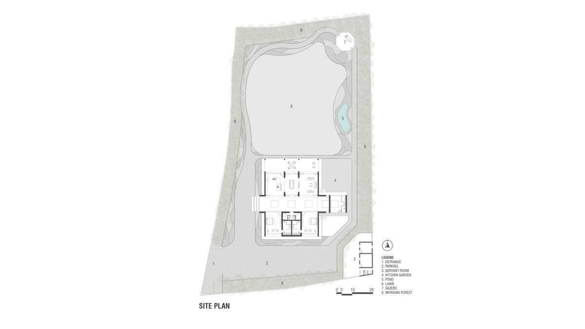 Site plan of Girikunj by Harmony Planning Services Pvt. Ltd.