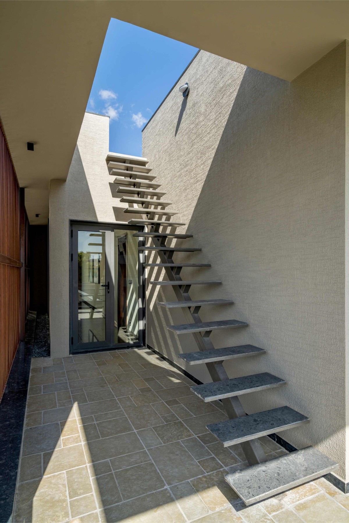 Upper Floor Staircase of Sanctum Villa by VPA Architects