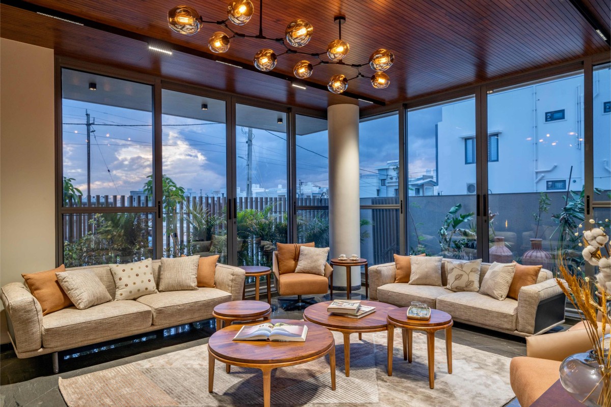 Formal living room of Sanctum Villa by VPA Architects