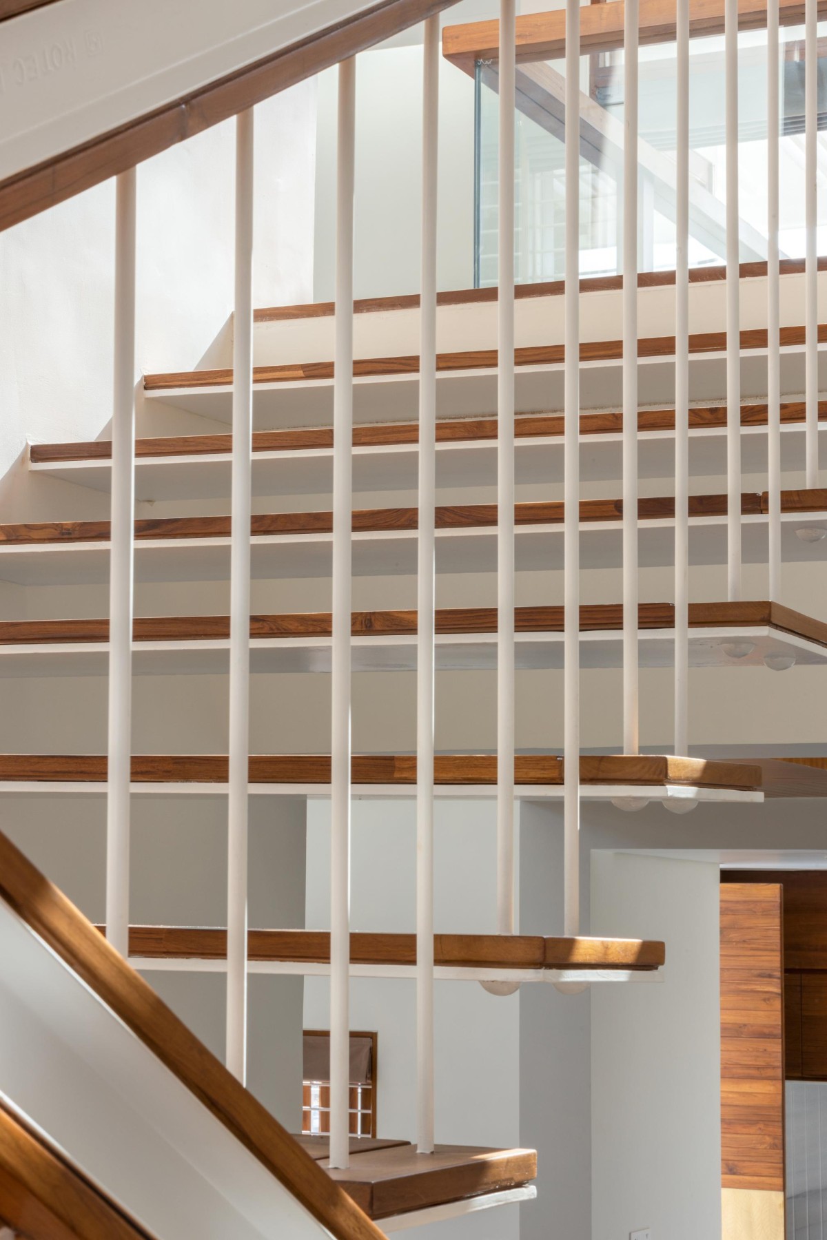 Detailed shot of staircase of HVR by 540X Partners