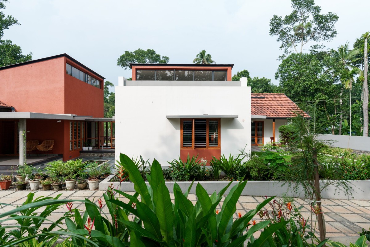 Exterior view of Inside-Out Residence by The Design Room