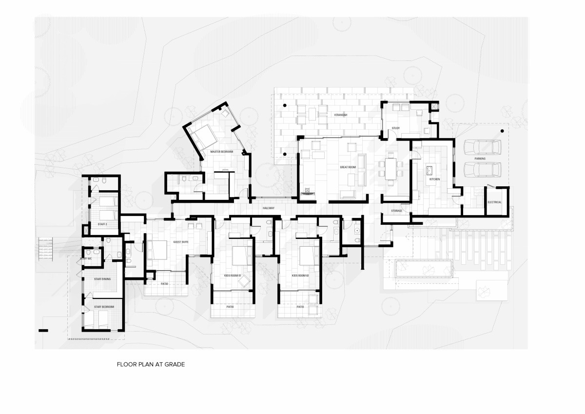 Floor Plan of Nisarg by Tall Storeys Collaborative