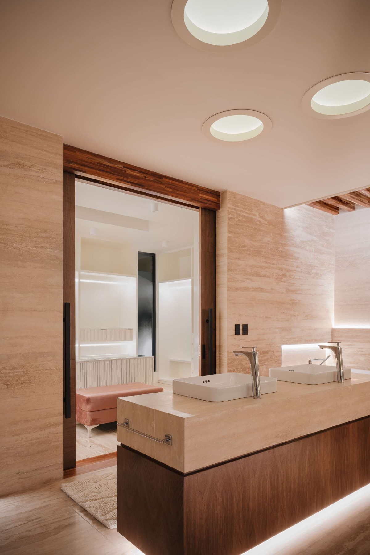 Washroom of Casa Luna by Dionne Arquitectos