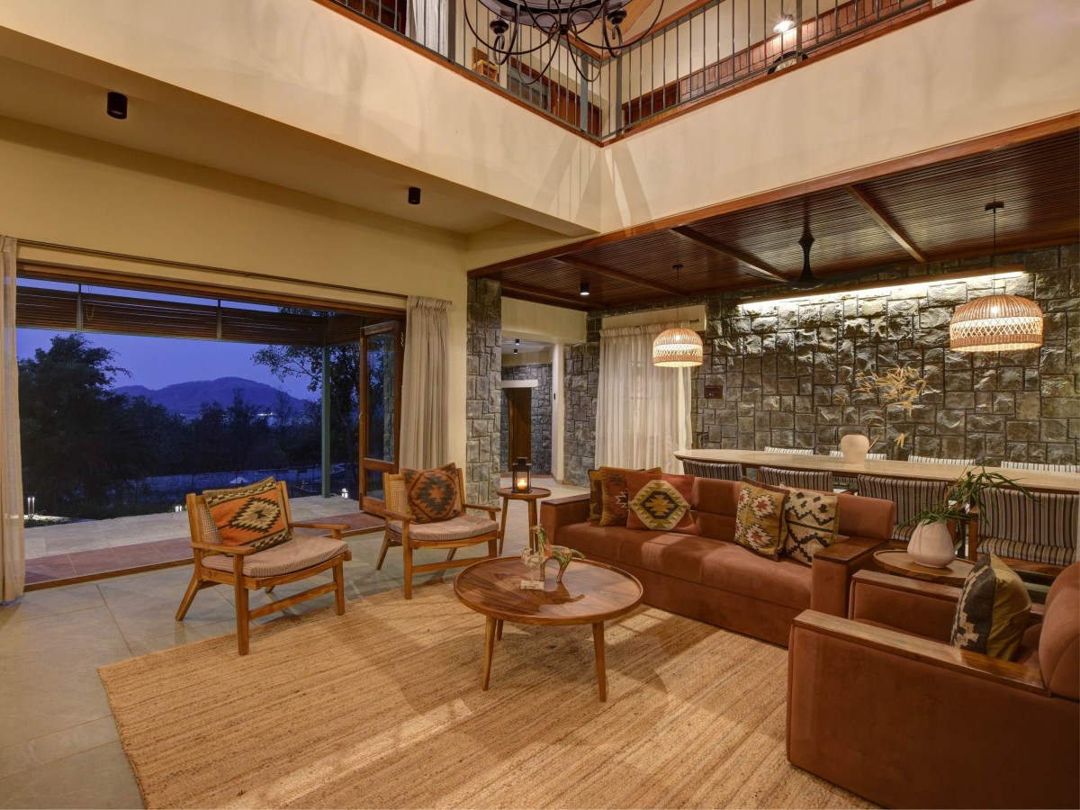 Living room of The Orchard House by Ipsa Design Consultants