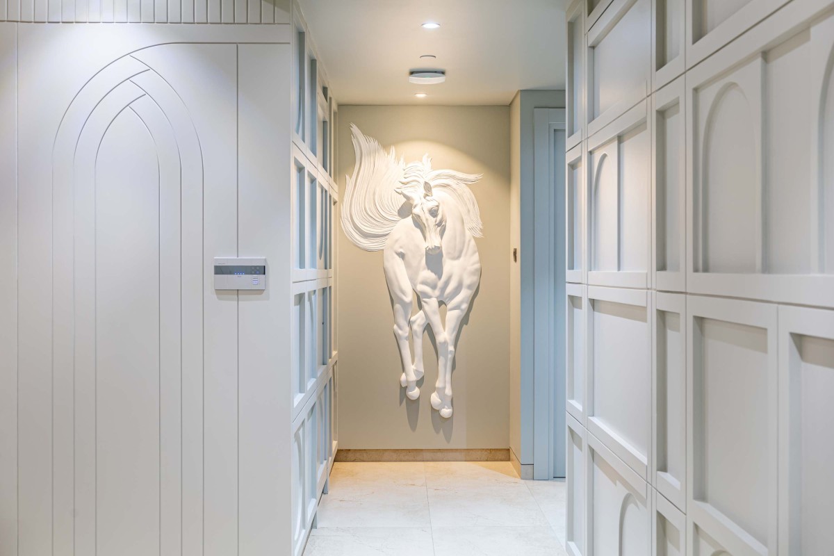 Entrance Foyer of Callisto Home by Abstract Design Studio