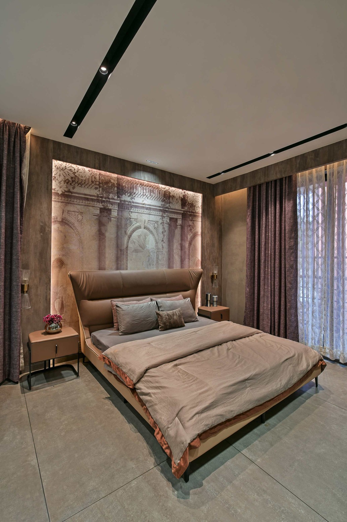 Bedroom 3 of The Second Home_ Vapi Villa by Icon Projects Inspace Pvt Ltd