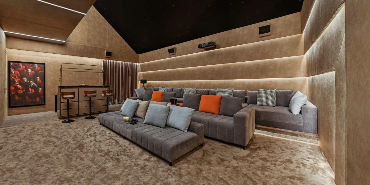 Home Theater and Bar area of The Second Home_ Vapi Villa by Icon Projects Inspace Pvt Ltd