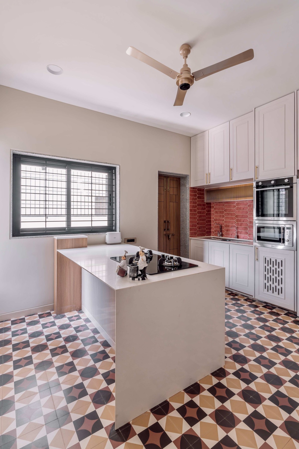 Kitchen of Chainani House by Jagrut Shah Architect and Associates