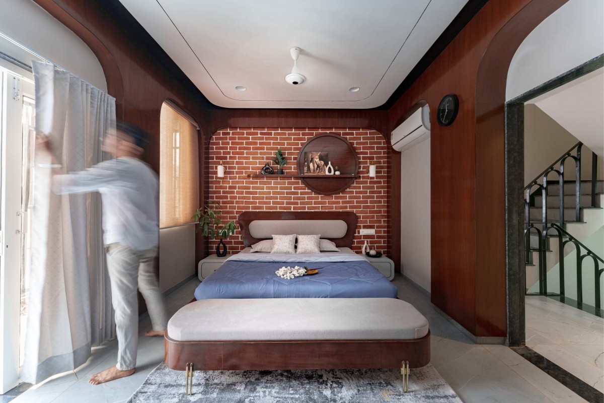 Bedroom of Aradhna Residence by D.I.B Collaborative