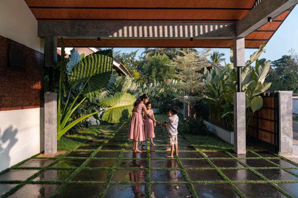 Porch of Saswatha by GVQ Architecture Studio