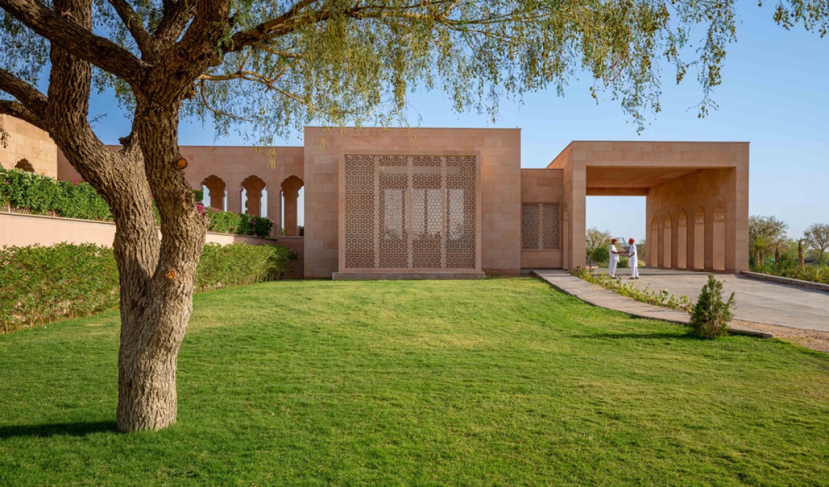 Lawn of Narsighar by Sanjay Puri Architects