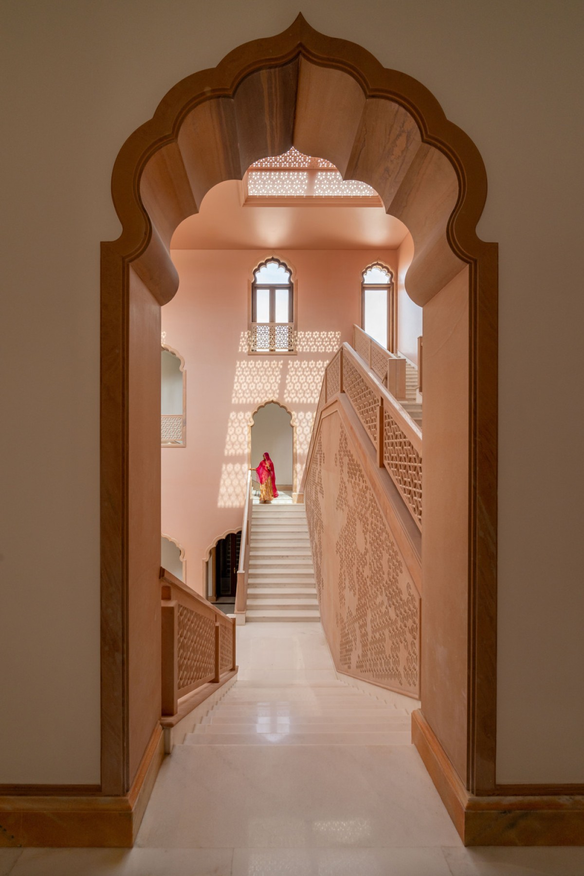 Staircase of Narsighar by Sanjay Puri Architects