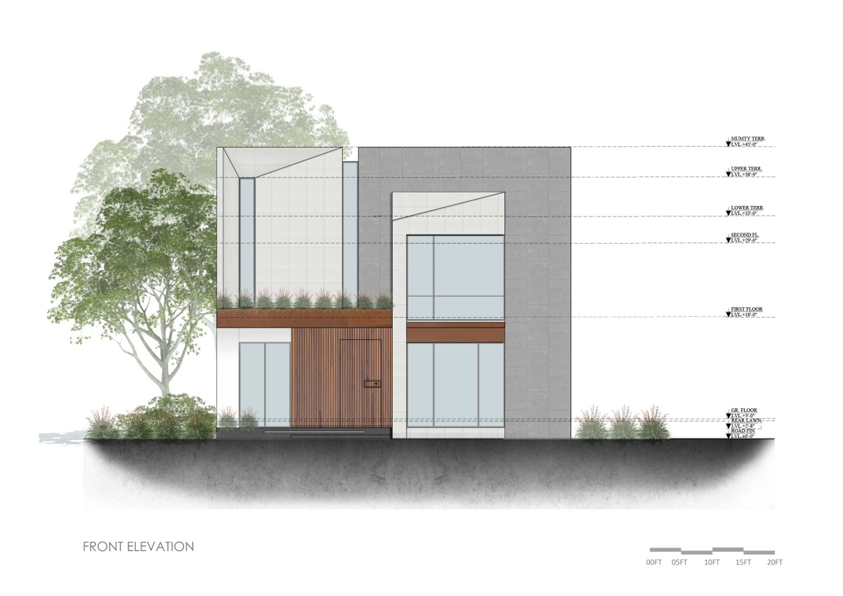 Front Elevation of House 91/4 by Studio Ardete