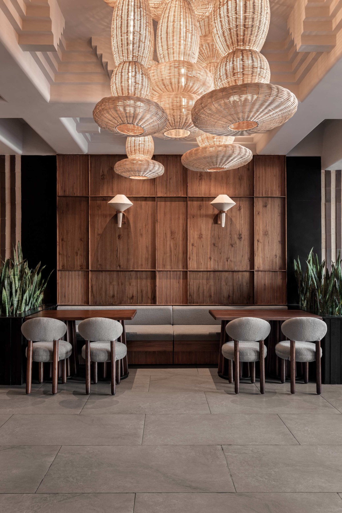 Banquet Seating of The Local House by Loop Design Studio