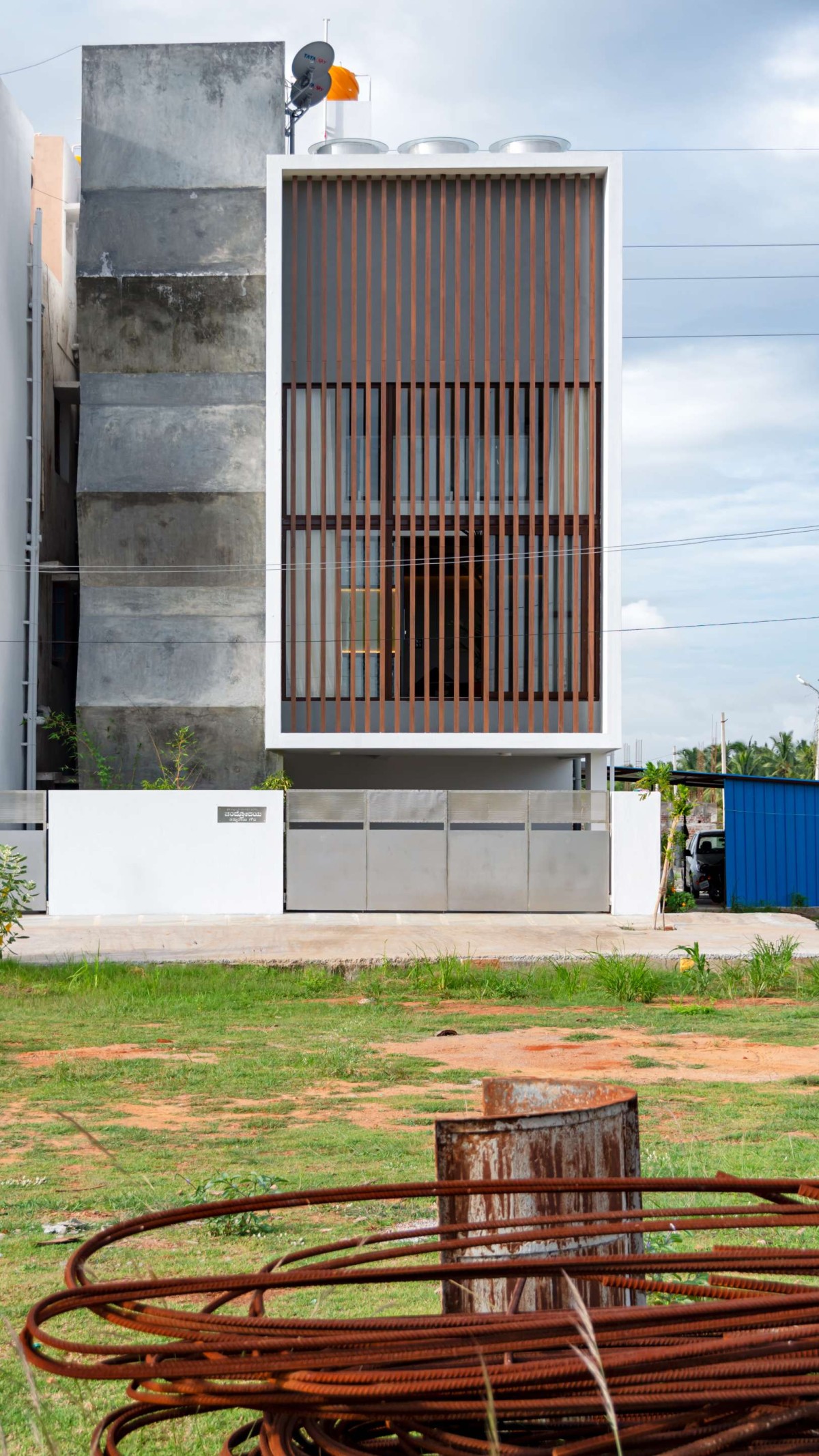 Exterior view of Not So Big House by Sudaiva Studio