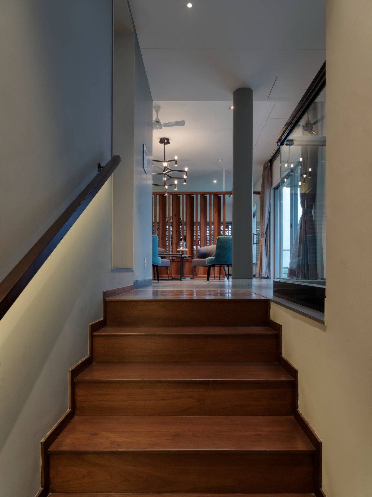 Staircase of The Urban Lantern by Manthan Architects