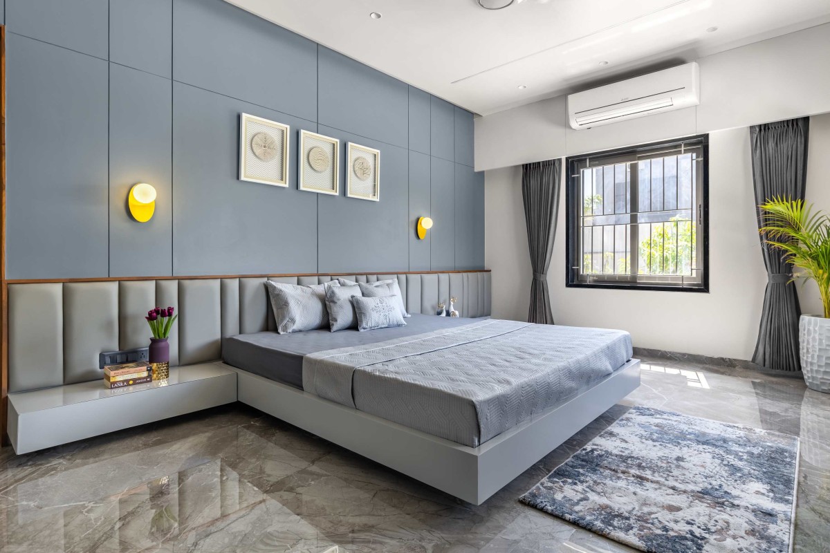 Guest Bedroom of The West Garden House by Studio Synergy