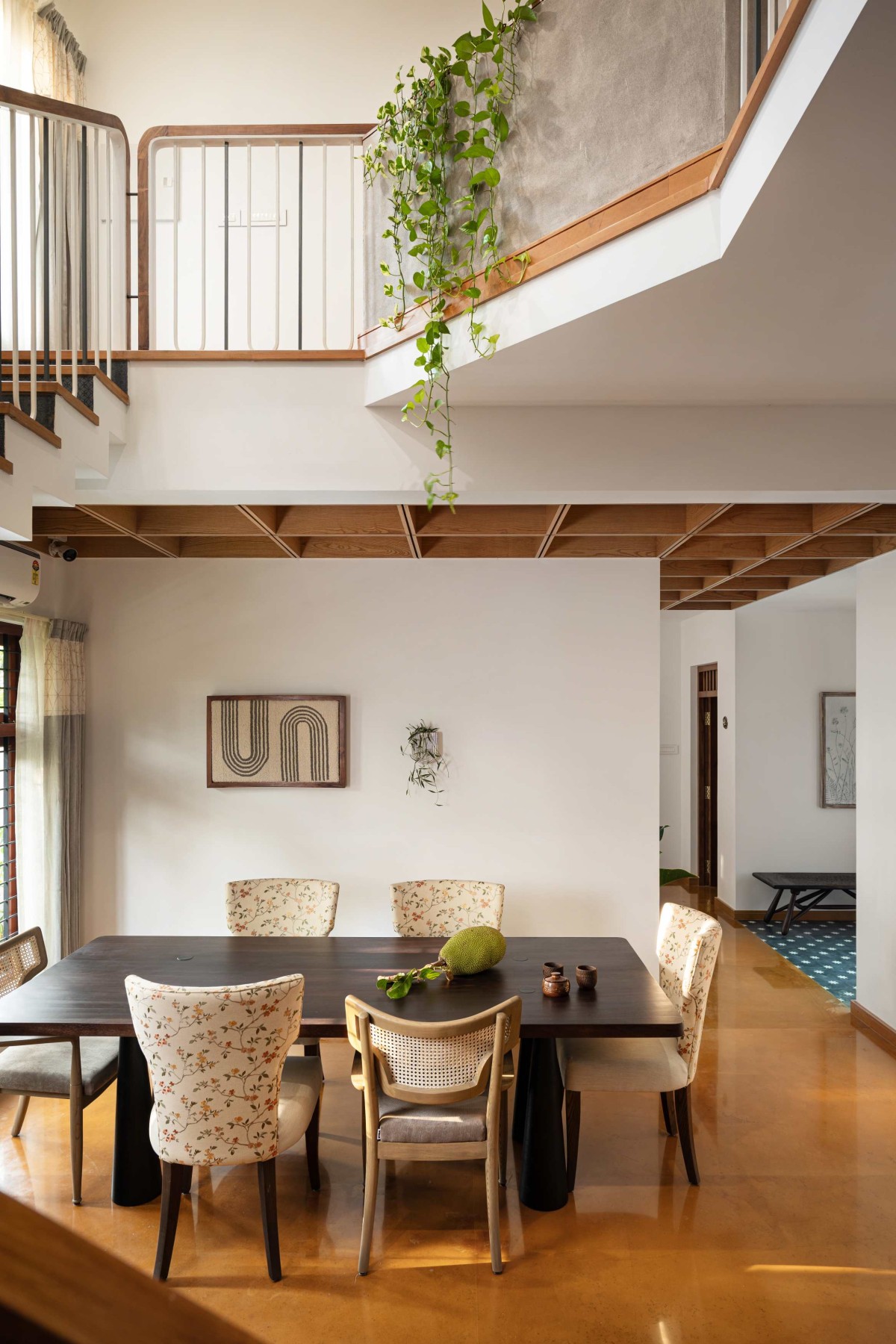 Dining of Navyam by CLAYCOOP Architects