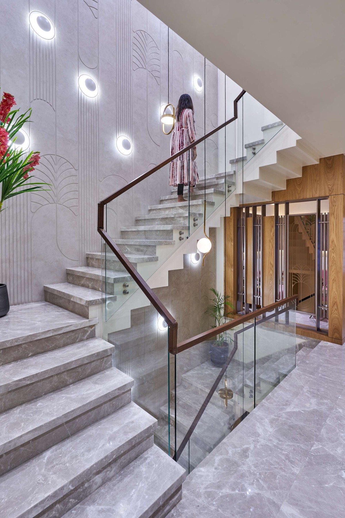 Staircase of Nest by Era Architect & Associates