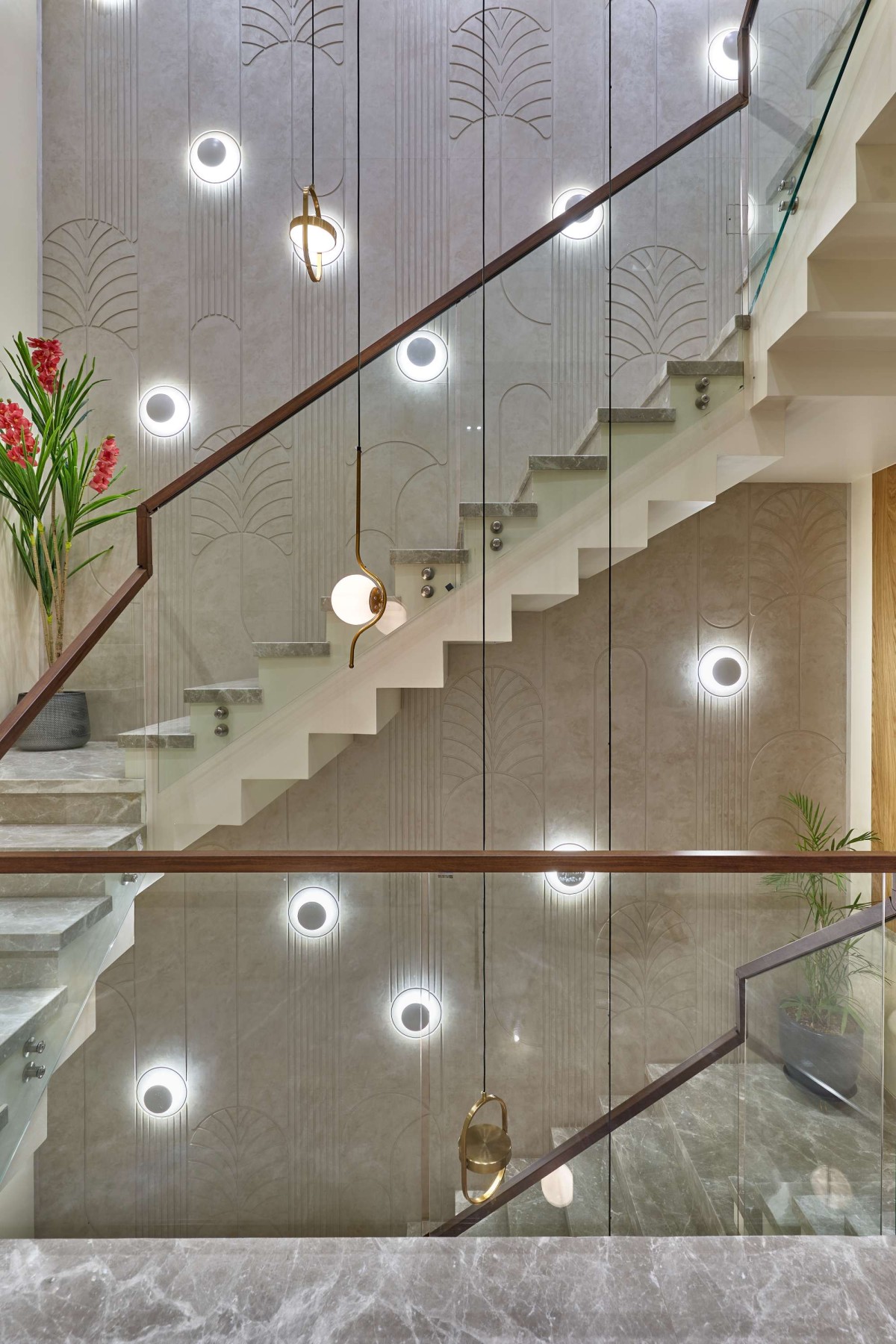 Staircase of Nest by Era Architect & Associates