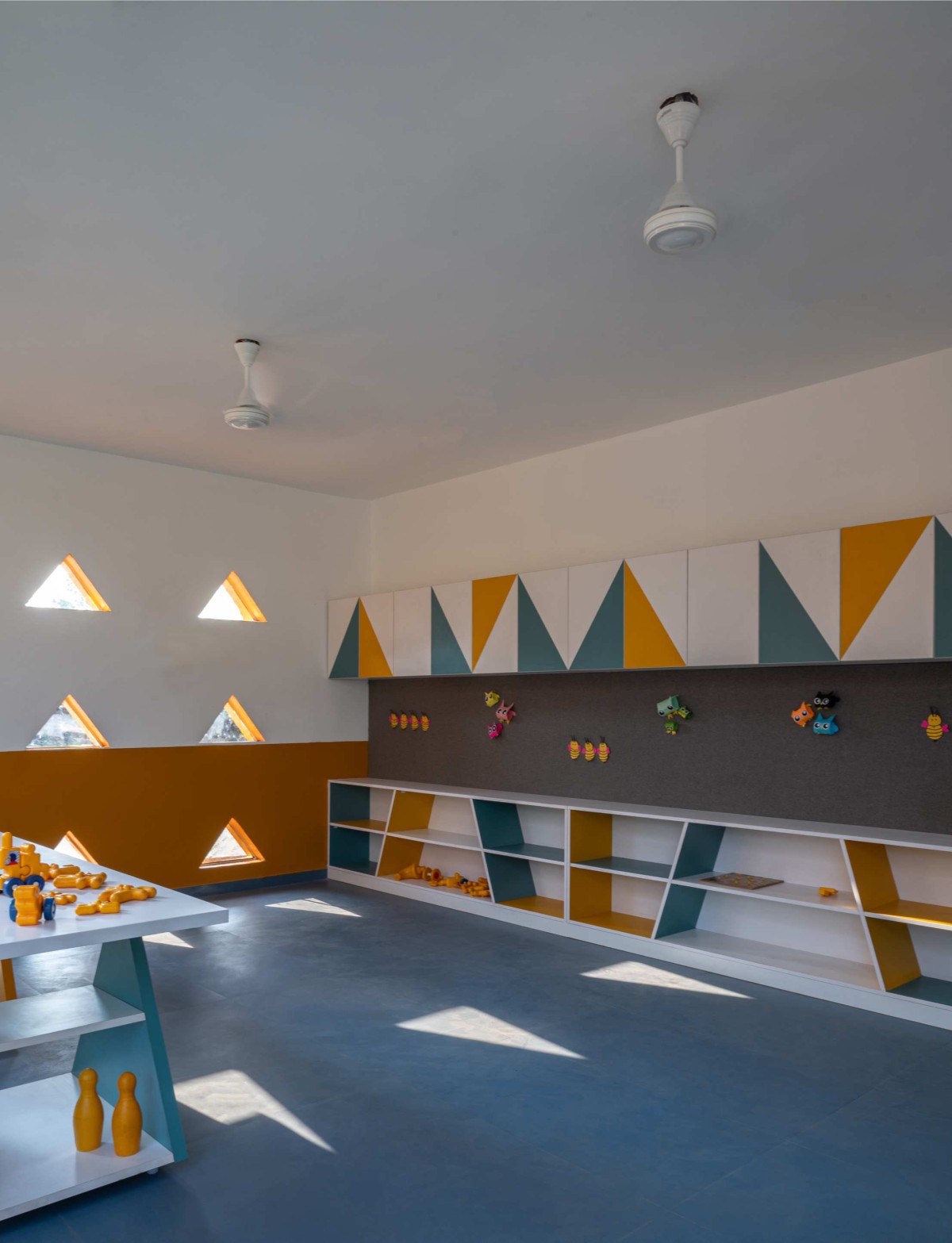 Interior of KLE Sanskruti Pre-Primary School by Shreyas Patil Architects