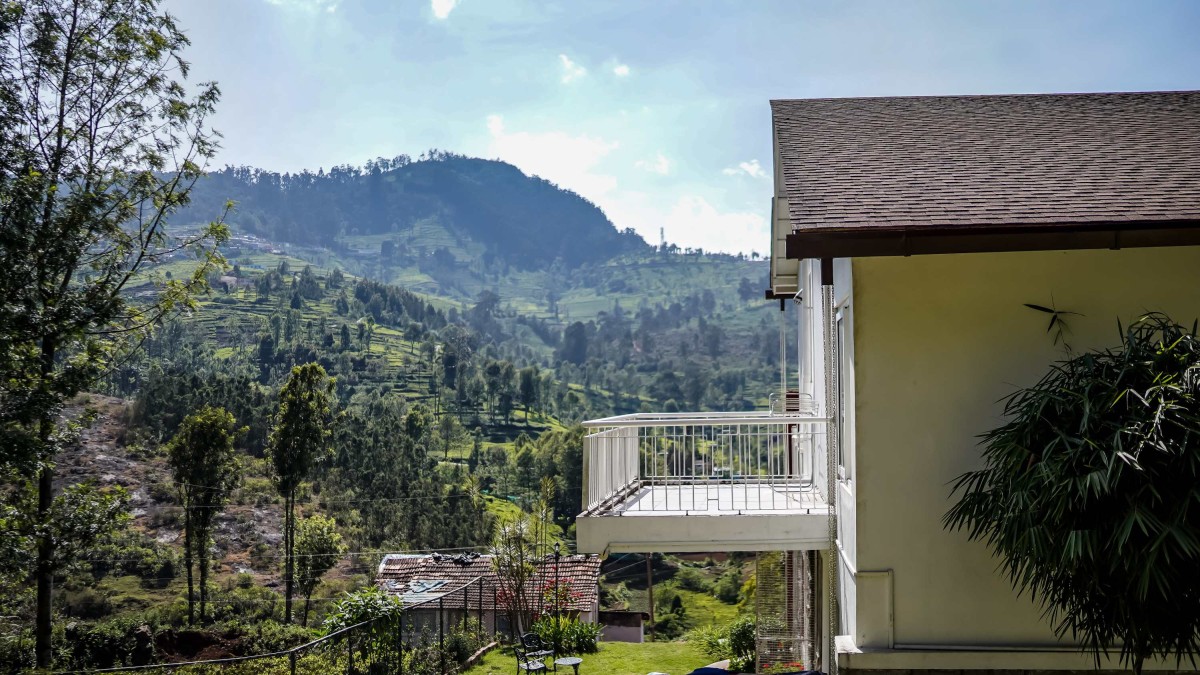 Balcony of Ragunath Farmhouse by Kham Design