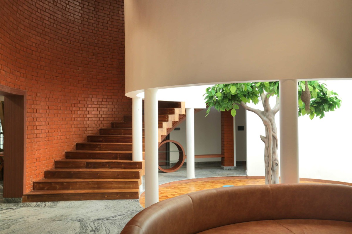 View from living room of The Skyward Home by S Squared Architects