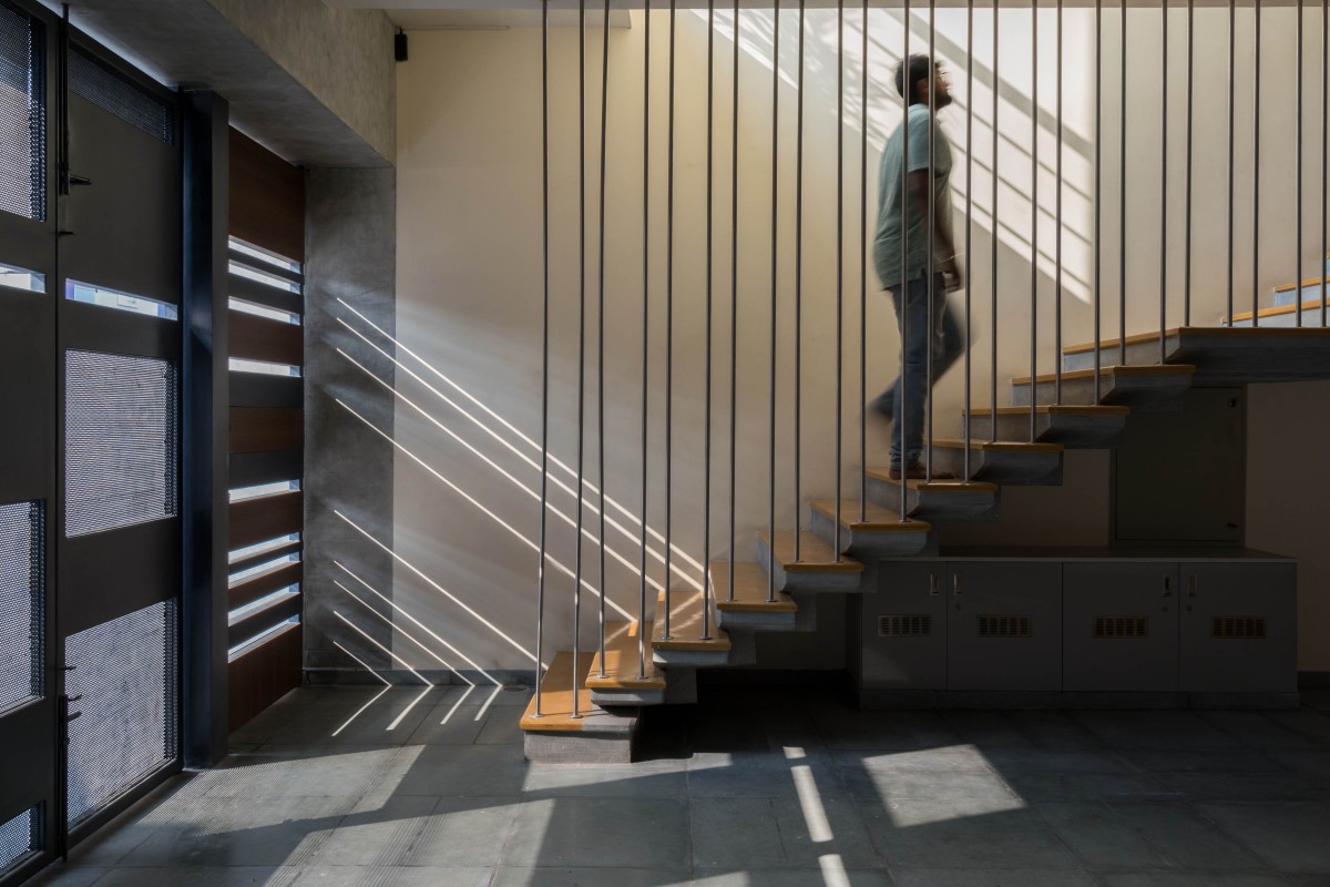 Ground Floor Staircase of Urban Insert by SVK Associates