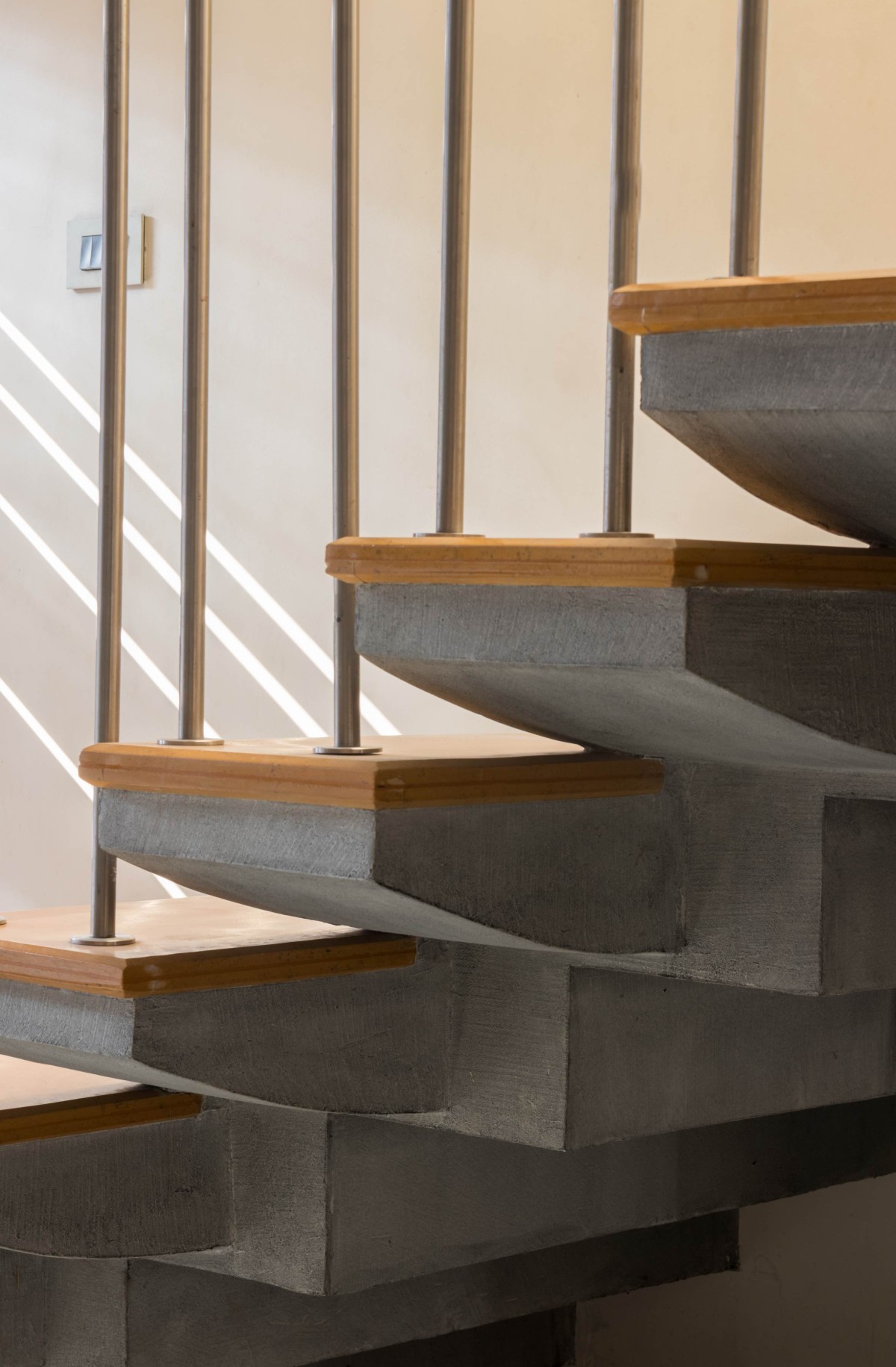 Detailed shot of staircase of Urban Insert by SVK Associates