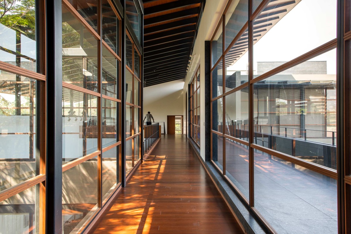 Lobby of Black Bastion House by SPASM Design Architects