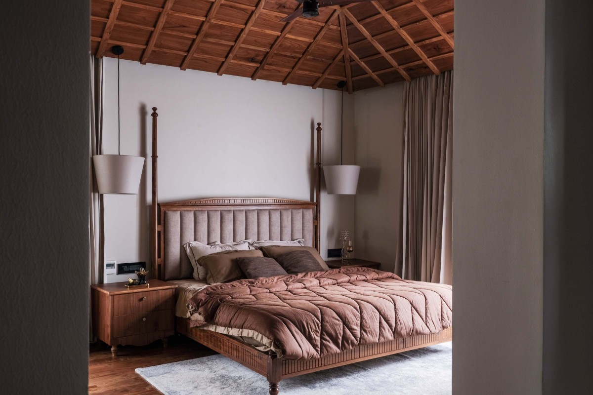 Bedroom of C K House by Yugen Architecture