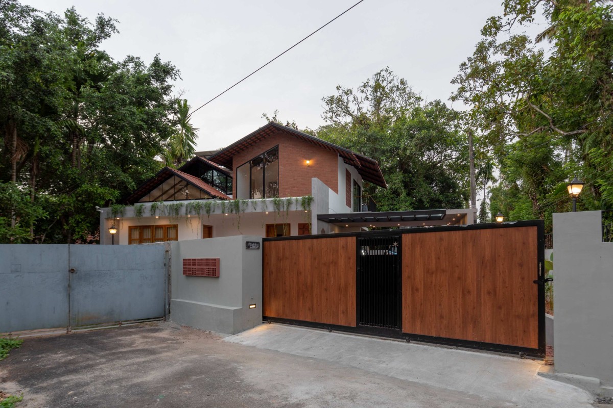 Main Entrance of Advitiya by Coax Architecture Studio