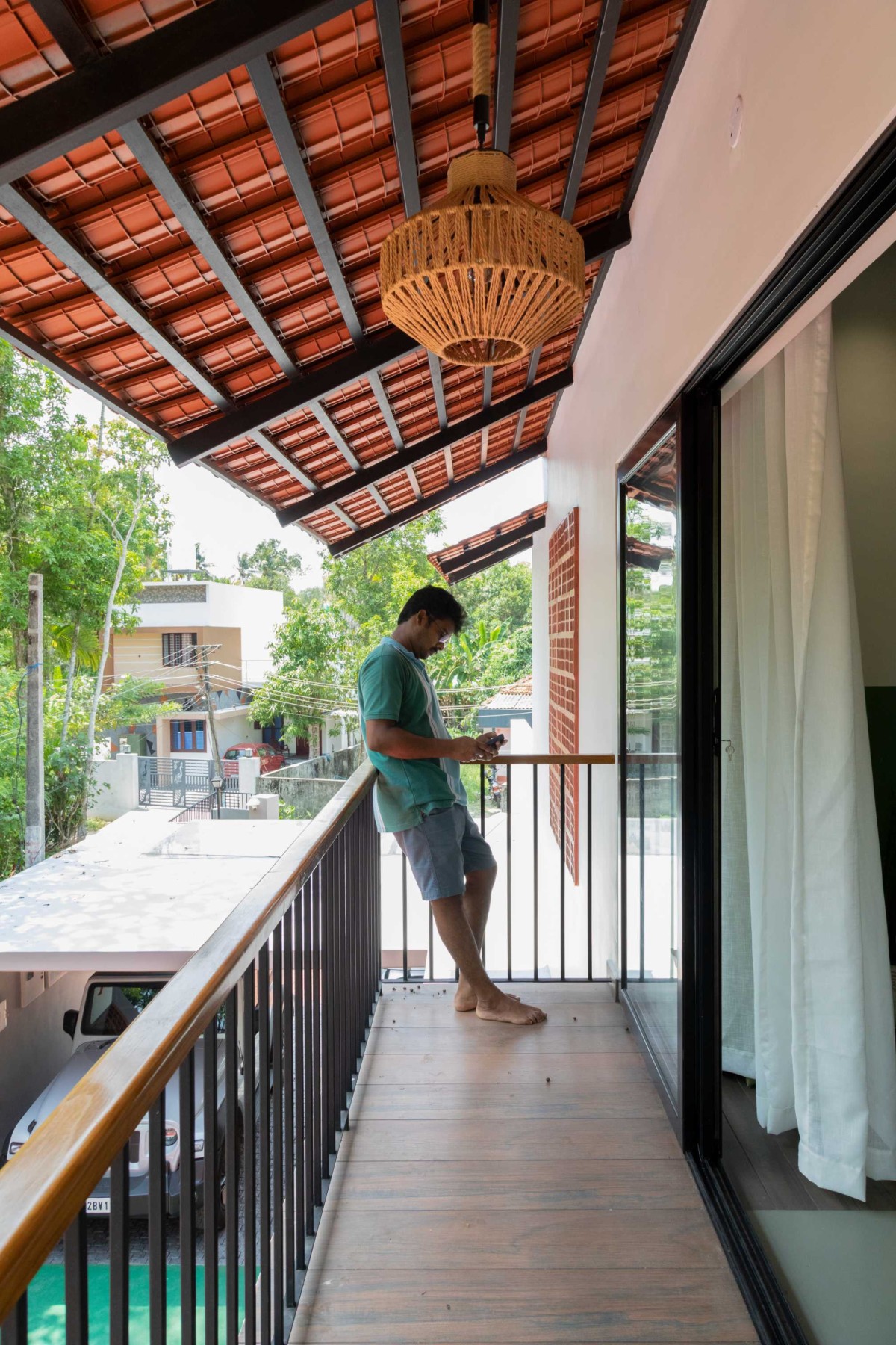 Balcony of Advitiya by Coax Architecture Studio