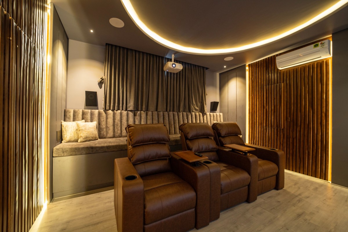 Home Theater of Navikaran by Studio Fingo