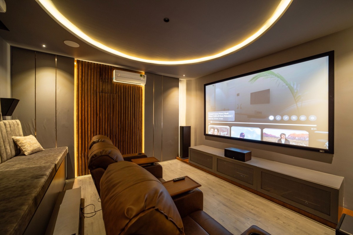 Home Theater of Navikaran by Studio Fingo