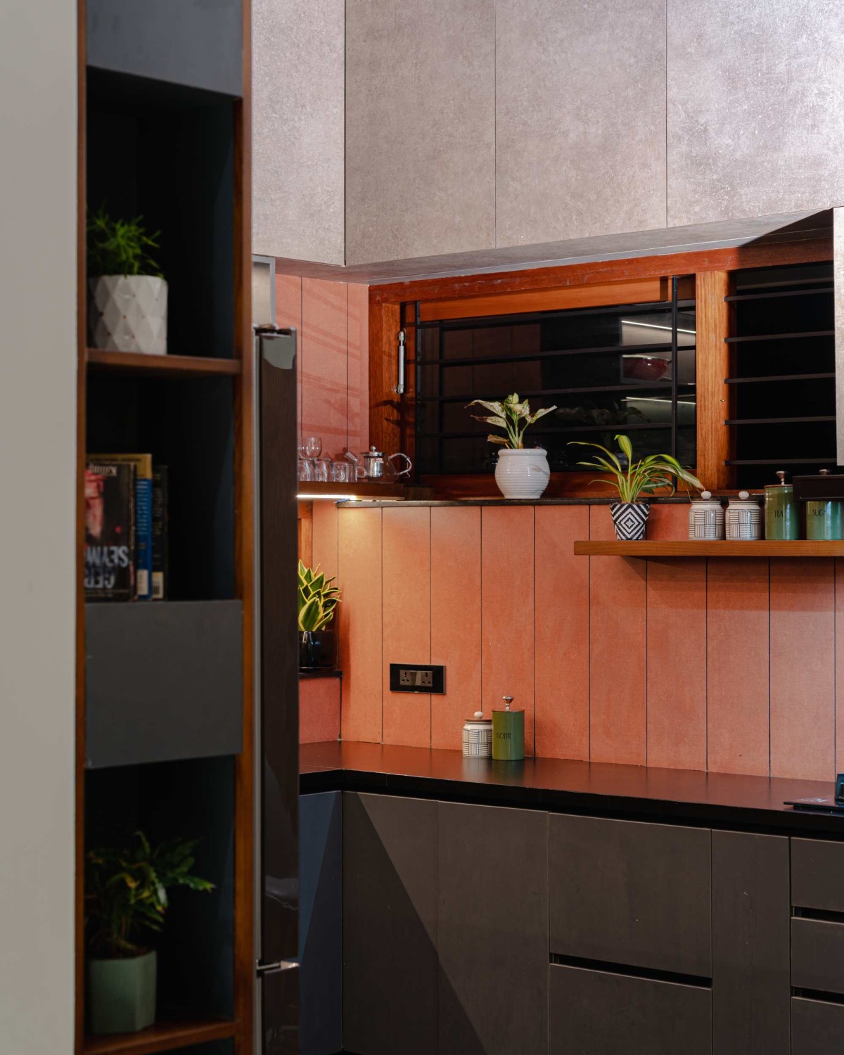 Kitchen of Dhvani by Bani Architects