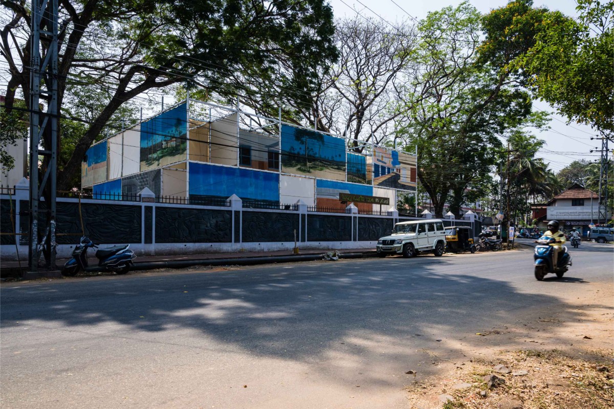 Exterior view of ITFOK (International Theatre Festival Of Kerala) by LIJO.RENY.architects