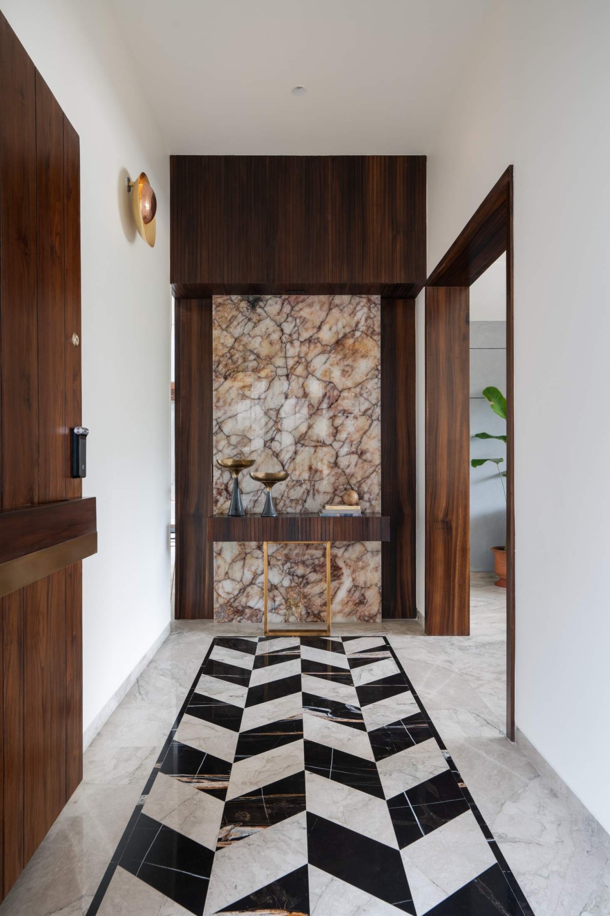 Foyer of S145 House by The InsideOut Studio