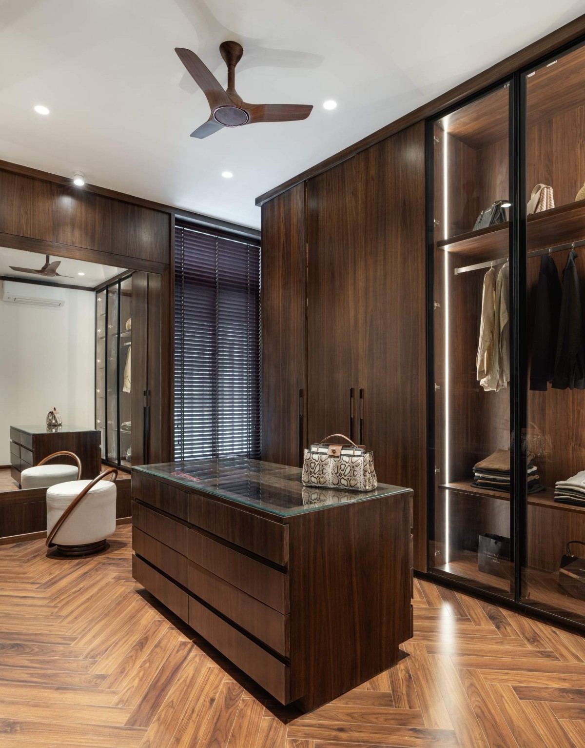 Wardrobe of S145 House by The InsideOut Studio