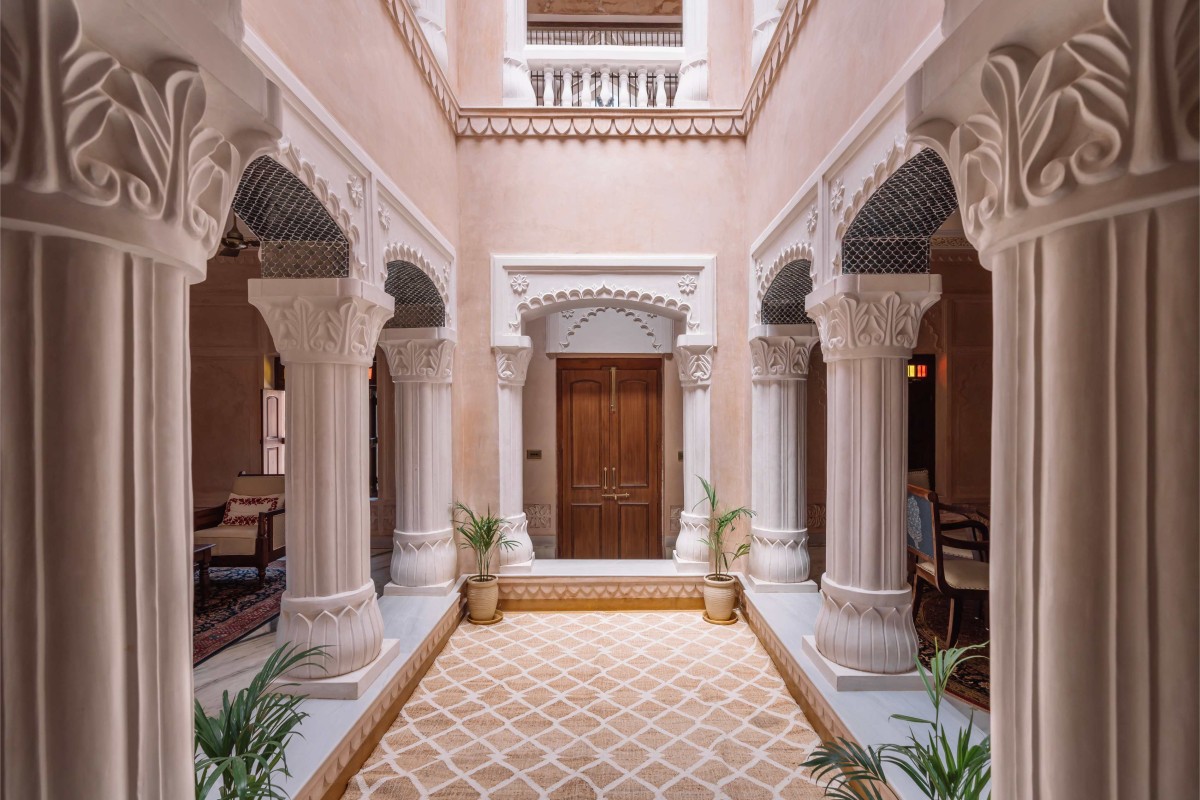 Central Court of Ratanbai Niwas by Indetales Interiors