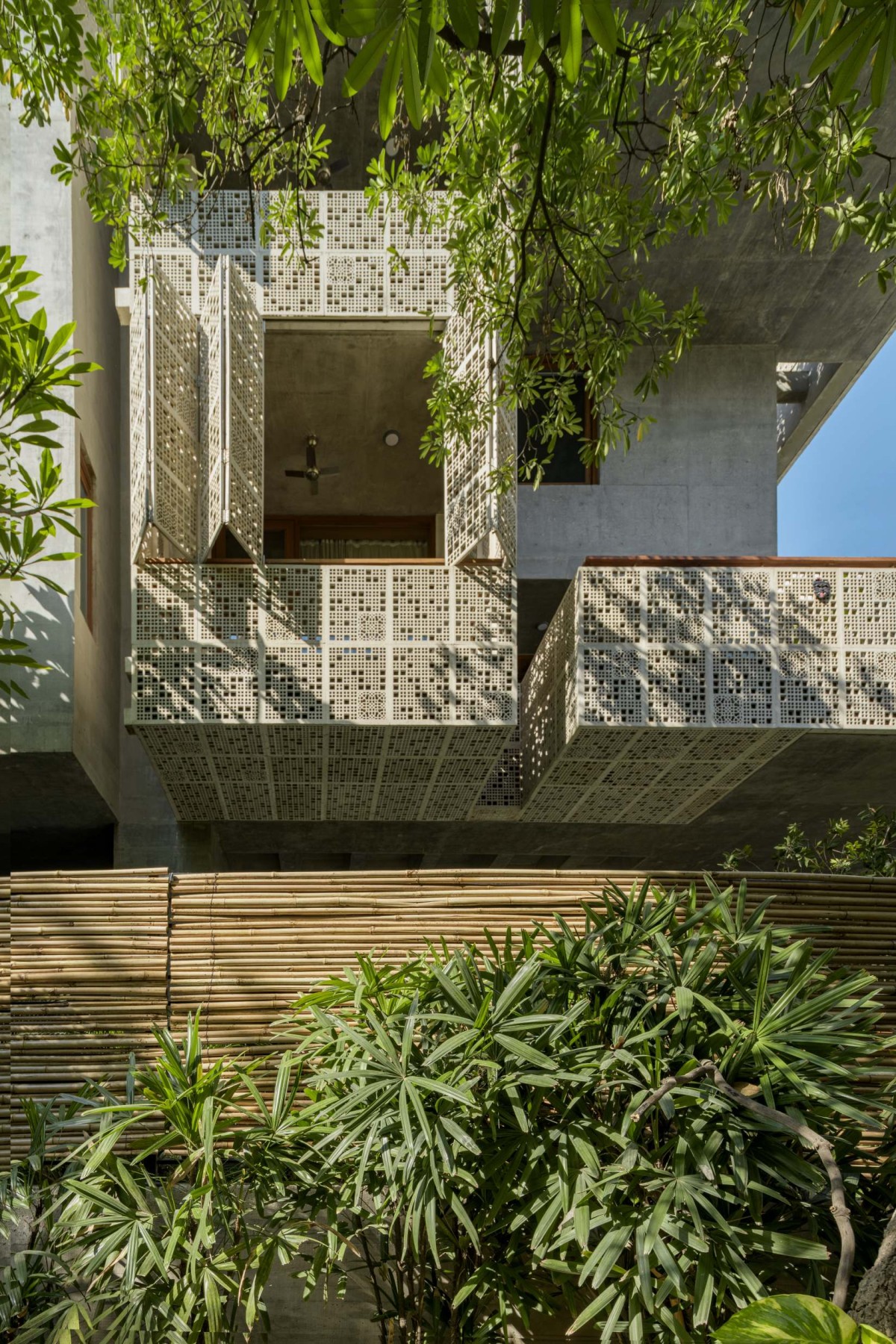 Exterior view of House of Voids by Malik Architecture