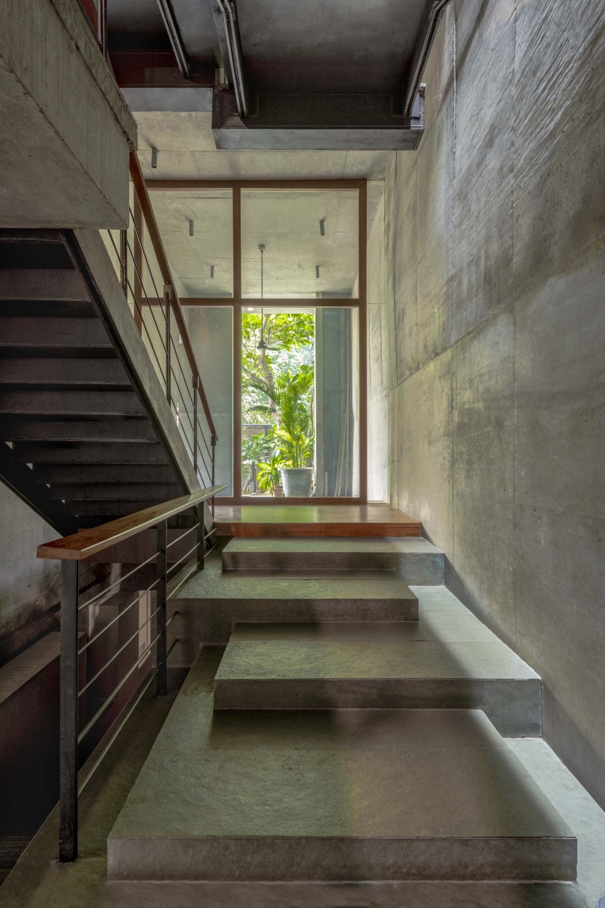 Staircase of House of Voids by Malik Architecture