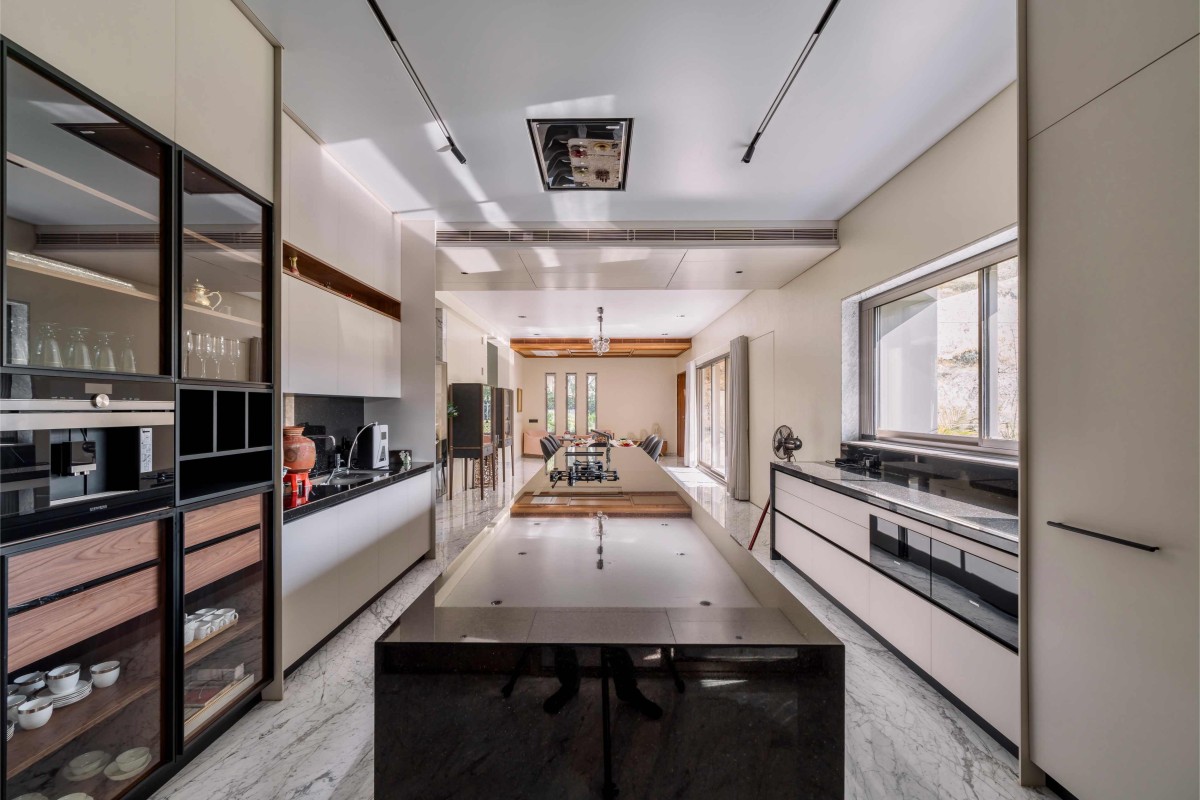 Kitchen of Sukhmangal by Hitesh Mistry & Associates