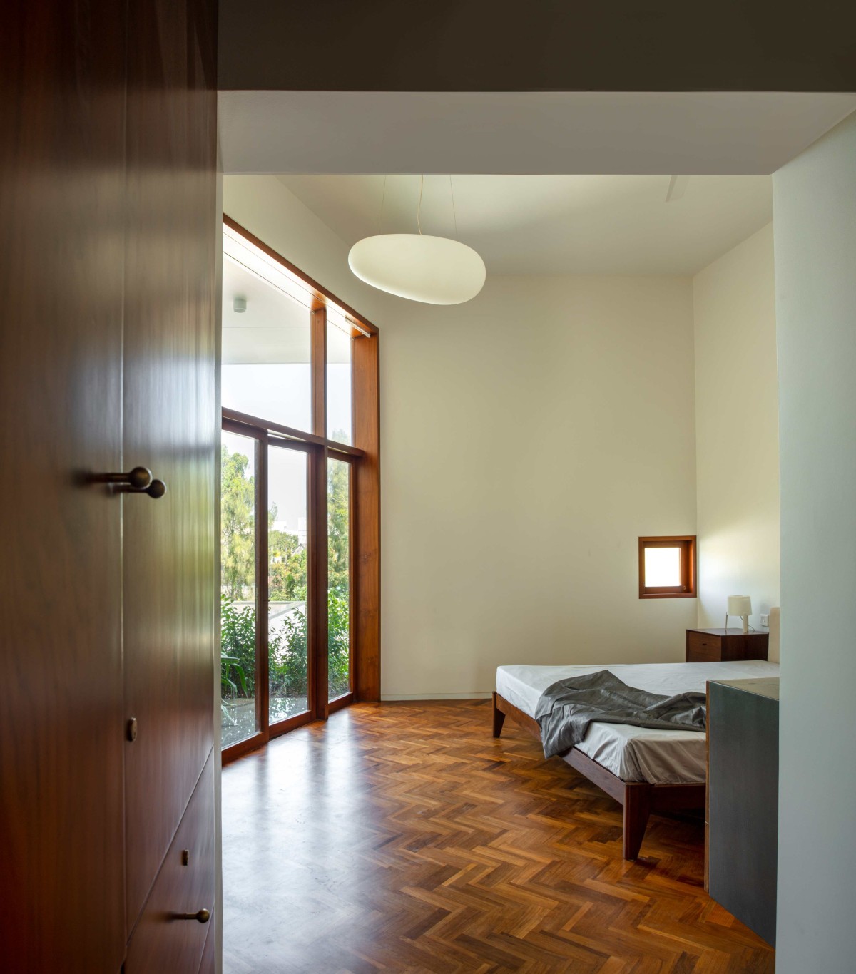 Bedroom of V House by moad