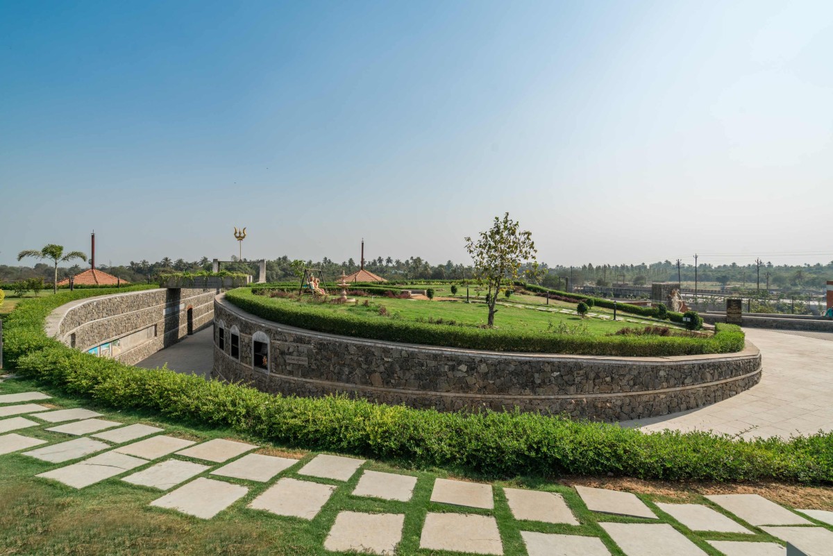 View from Bal Kridangan of Udan Crematorium by d6thD Design Studio