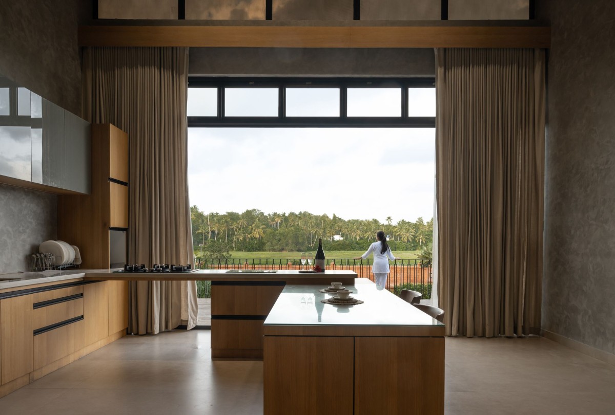 Kitchen of Monsoon In Farm House by i2a Architects Studio