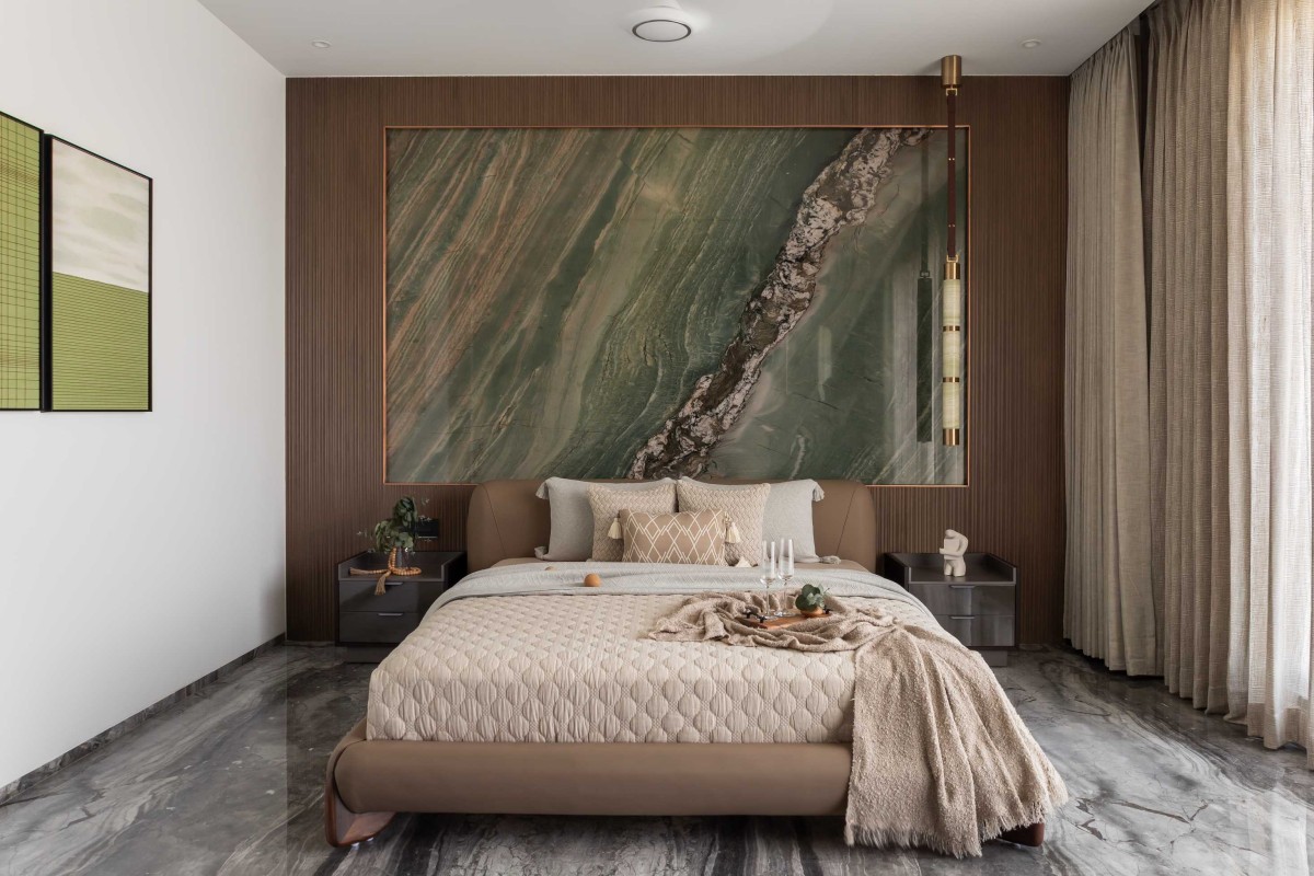 Bedroom 3 of Surani House by Prangan Design