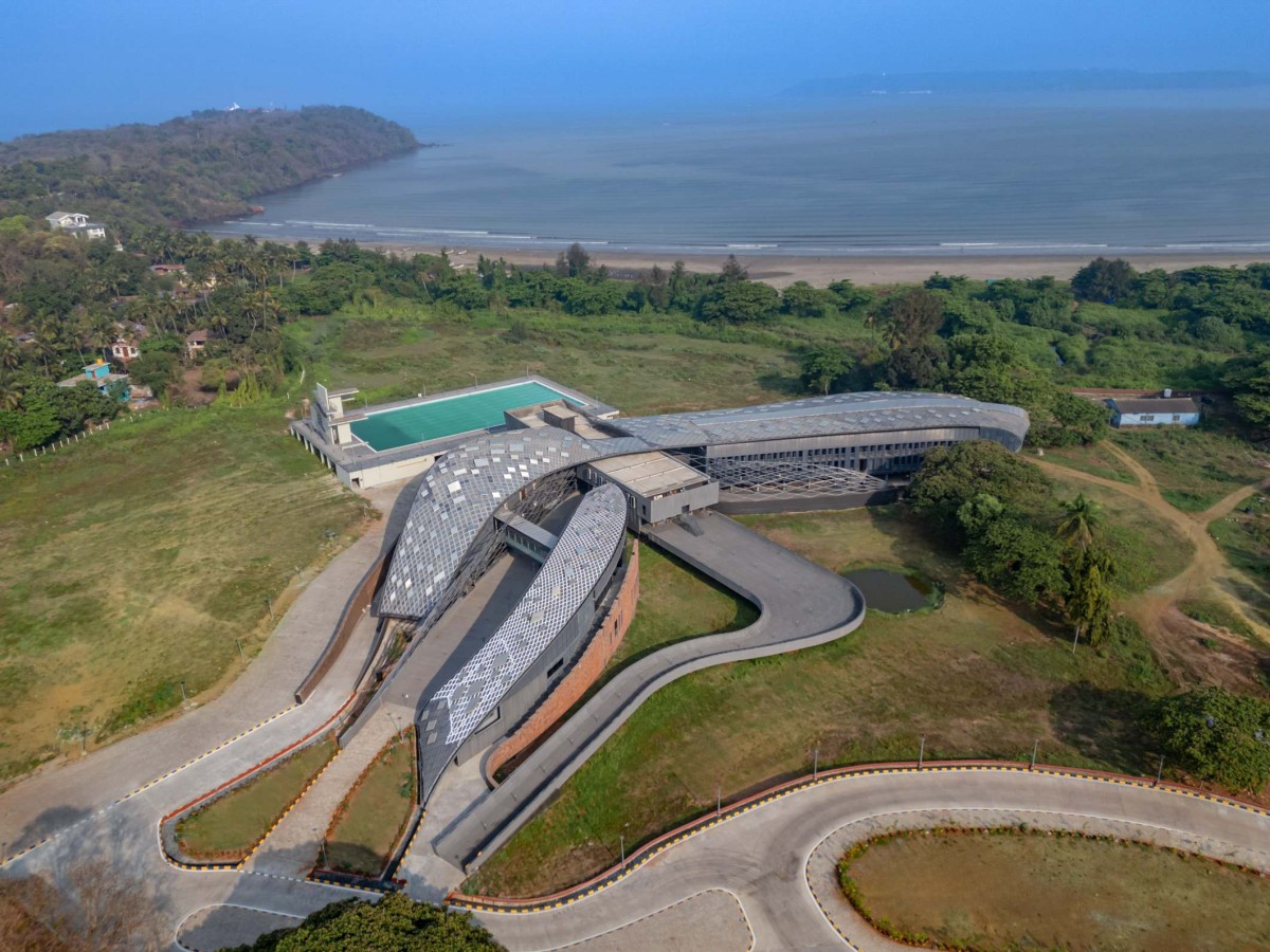 Aerial view of National Institute of Water Sports by MOFA Studio