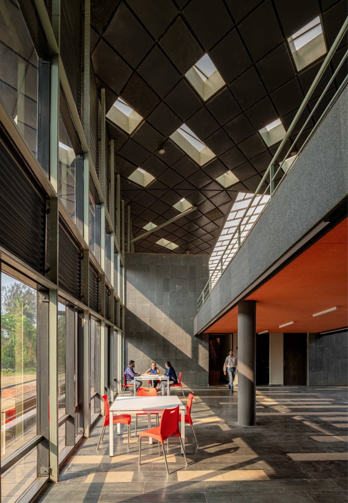 Interior view of National Institute of Water Sports by MOFA Studio