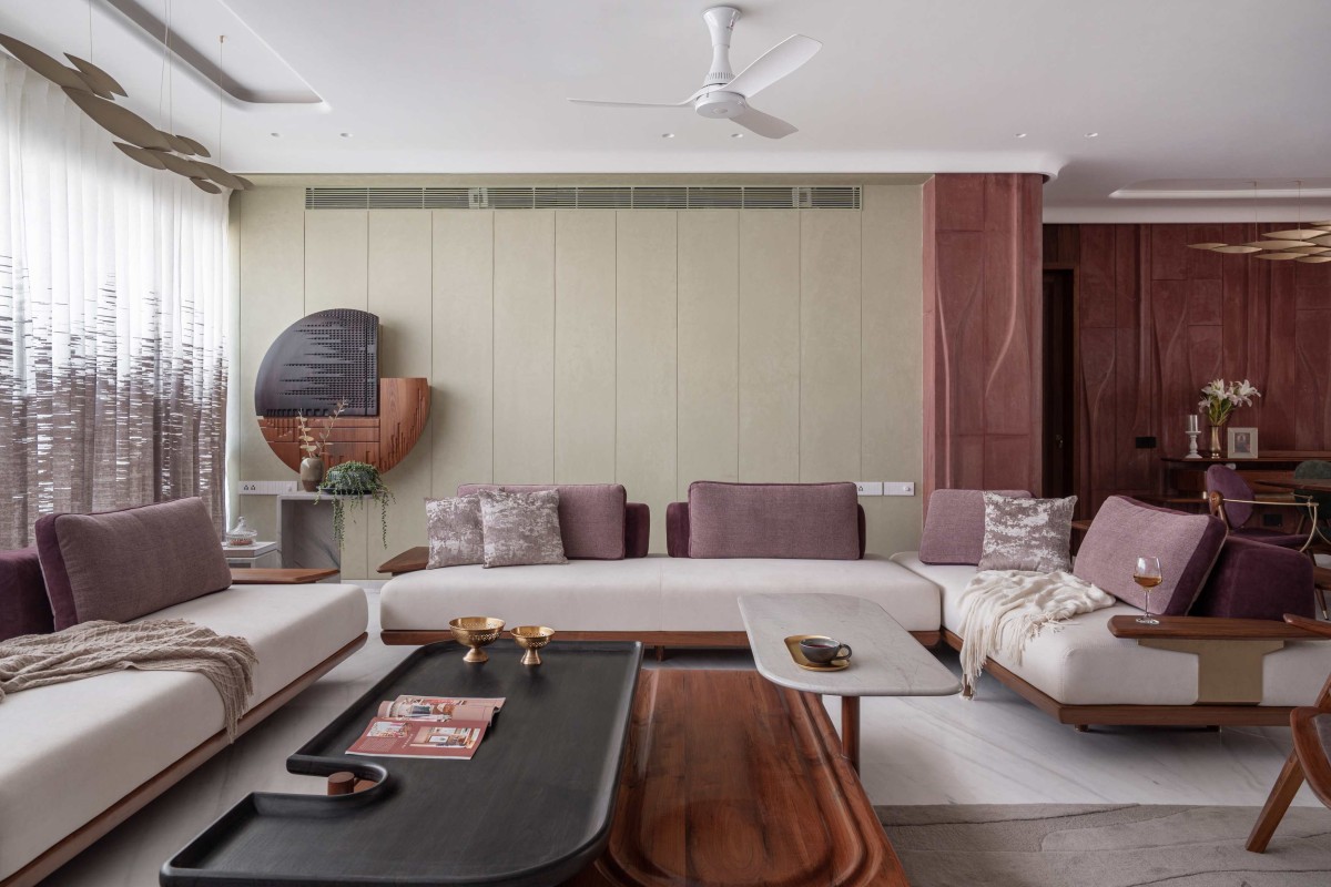 Living room of Sangini Arise by Ataha Design Synergy